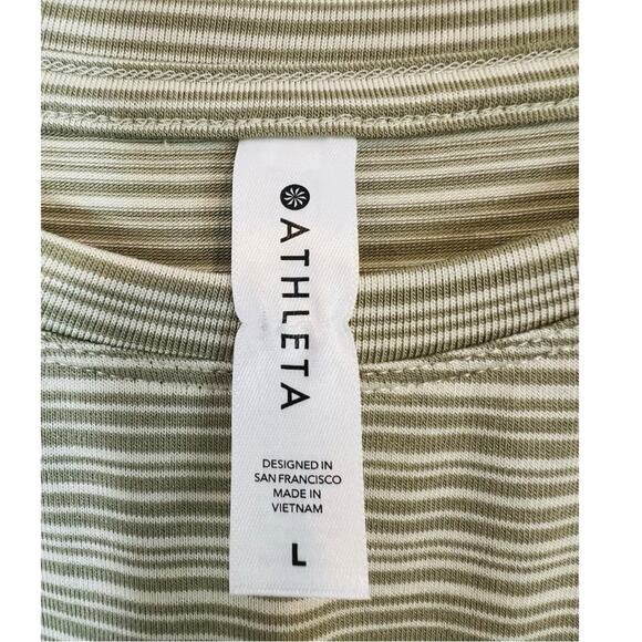 Athleta Cloudlight Striped Soft Muscle Tank Top Large NWT - Picture 8 of 13